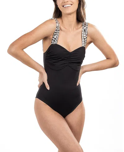 TABACARU DANIELLA BLACK SWIMSUIT