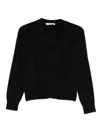 Tabaroni Black V-neck Sweater