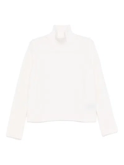TABARONI CASHMERE WOMEN WHITE HIGH-NECK SWEATER, M LUXURY SWEATERS & KNITWEAR FOR WOMEN DARVEYS