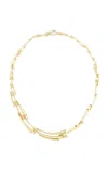 Tabayer 18k Yellow And White Gold Zorae Statement Necklace In Gold