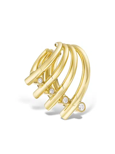 Tabayer Oera 18k Fairmined Yellow Gold Diamond Earrings