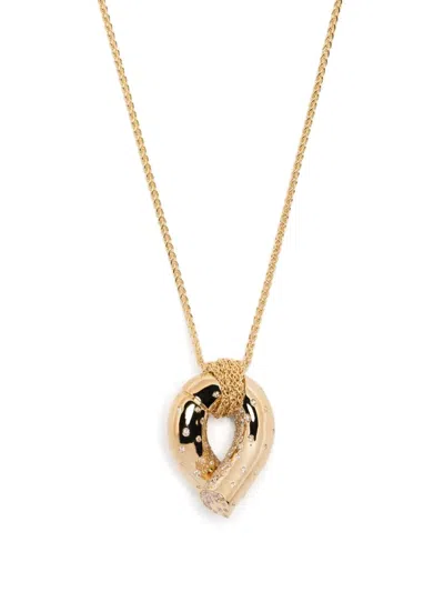Tabayer 18kt Yellow Gold Oera Diamond Pendant Necklace