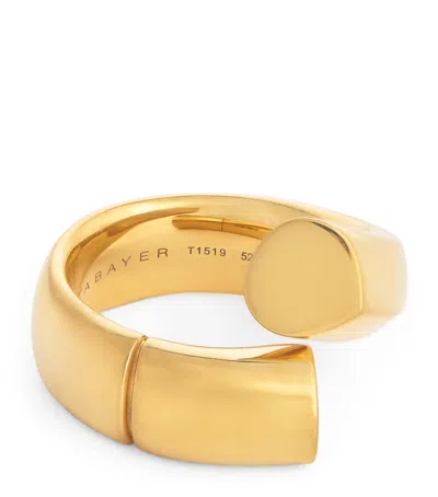 Tabayer Large Yellow Gold Oera Ring