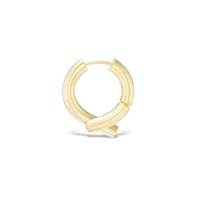 Tabayer Llc Oera Mini Hoop Earrings In 18k Yellow Gold,diamond