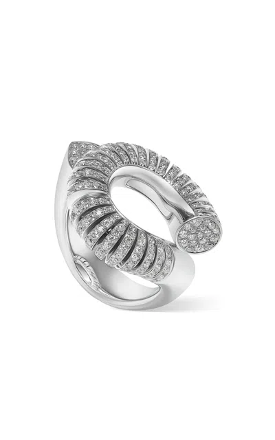 Tabayer Oera 18k Fairmined Yellow Gold Diamond Ring In White