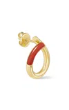 Tabayer Oera 18k Fairmined Yellow Gold Caqrnelian Earrings