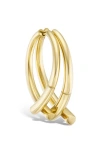 Tabayer Oera Edition 3 Hoop Earrings In Yellow Gold