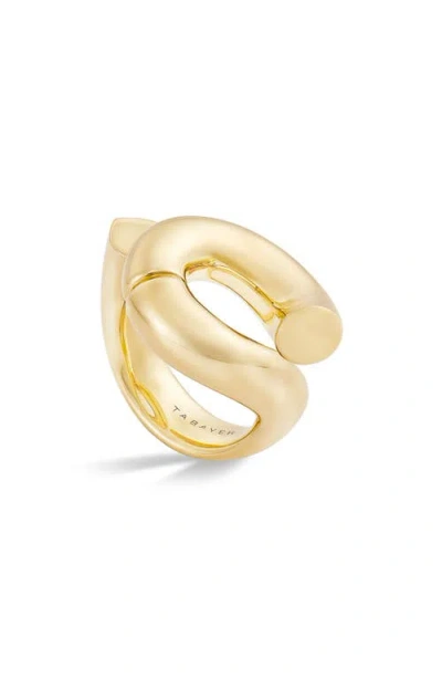 Tabayer Oera Knot Ring In Gold