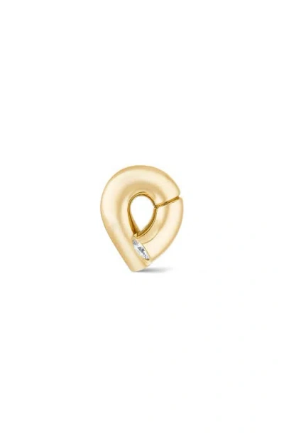 Tabayer Oera Knot Stud Earrings In Gold