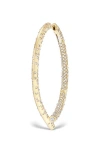 Tabayer Oera Pavé Diamond Orb Earrings In Yellow Gold