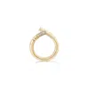 Tabayer Large Pavé Oera Bracelet In 18k Yellow Gold,diamonds