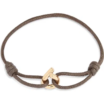 Tabayer Waxed Cotton Cord Bracelet