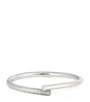 Tabayer White Gold And Diamond Oera Bangle In White