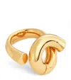 TABAYER YELLOW GOLD OERA LOOP RING