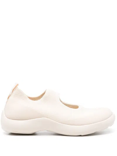 Tabi Footwear Asymmetric-toe Sneakers In Neutrals