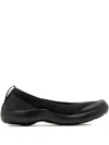 Tabi Footwear Tabi-toe Knitted Ballet Flats In Black