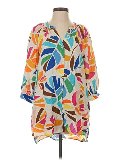 Pre-owned Tabitha Brown For Target 3/4 Sleeve Blouse In Yellow