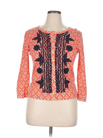 Pre-owned Tabitha Cardigan Sweater In Orange