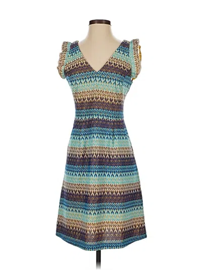 Pre-owned Tabitha Casual Dress In Blue