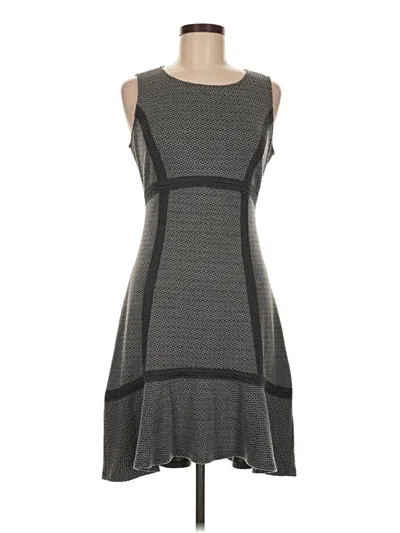 Pre-owned Tabitha Casual Dress In Gray