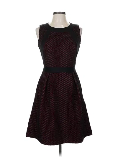 Pre-owned Tabitha Cocktail Dress In Burgundy