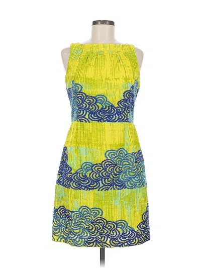 Pre-owned Tabitha Cocktail Dress In Yellow