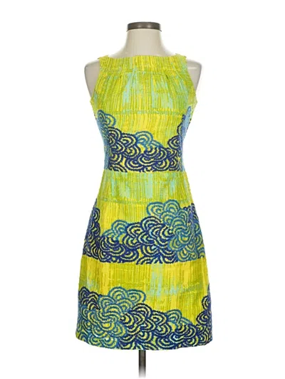 Pre-owned Tabitha Cocktail Dress In Yellow