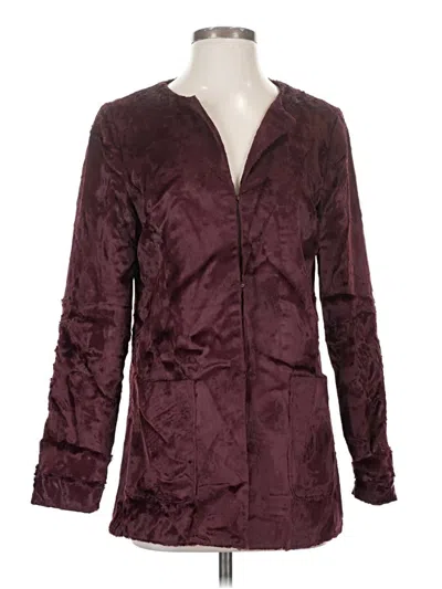Pre-owned Tabitha Jacket In Burgundy
