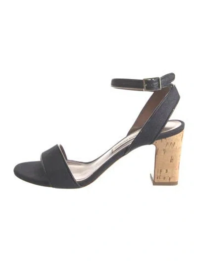 Pre-owned Tabitha Simmons Denim Sandals In Blue