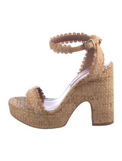 Pre-owned Tabitha Simmons Espadrilles In Neutral