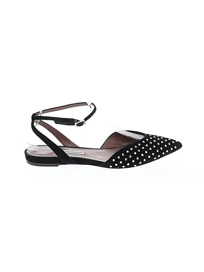 Pre-owned Tabitha Simmons Flats In Black