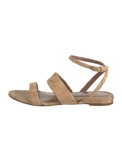 Pre-owned Tabitha Simmons Flats In Neutral