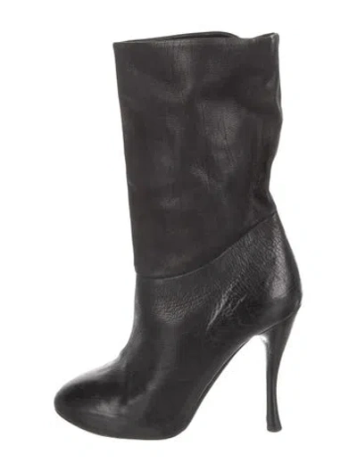 Pre-owned Tabitha Simmons Leather Boots In Black