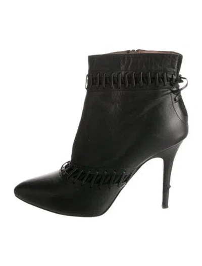 Pre-owned Tabitha Simmons Leather Boots In Black