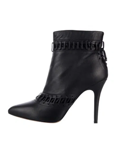 Pre-owned Tabitha Simmons Leather Boots In Black