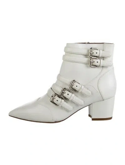 Pre-owned Tabitha Simmons Leather Boots In White