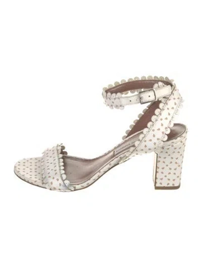 Pre-owned Tabitha Simmons Leather Espadrilles In White