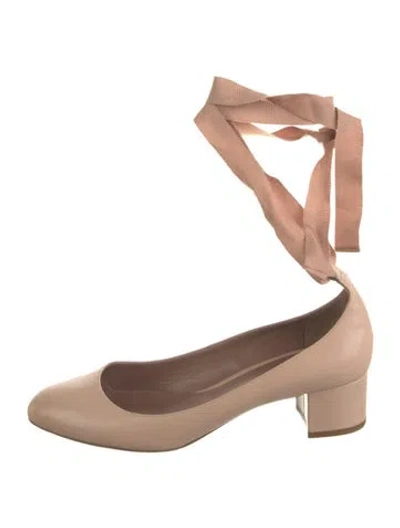 Pre-owned Tabitha Simmons Leather Pumps In Neutral