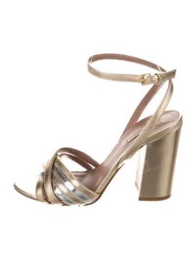 Pre-owned Tabitha Simmons Leather Sandals In Neutral