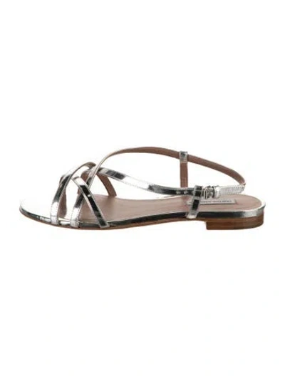 Pre-owned Tabitha Simmons Leather Sandals In Neutral