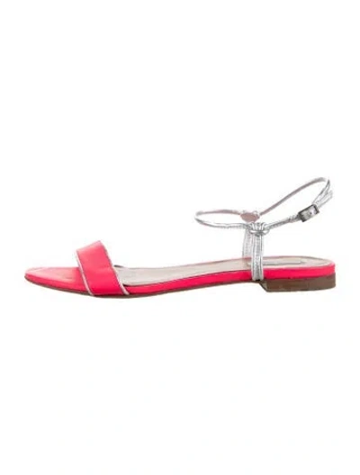 Pre-owned Tabitha Simmons Leather Sandals In Pink