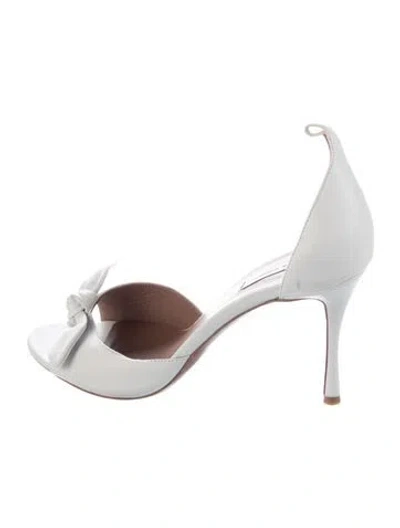 Pre-owned Tabitha Simmons Leather Sandals In White