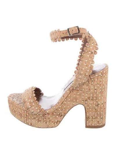 Pre-owned Tabitha Simmons Printed Espadrilles In Neutral