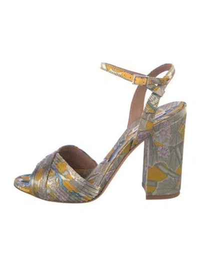 Pre-owned Tabitha Simmons Printed Sandals