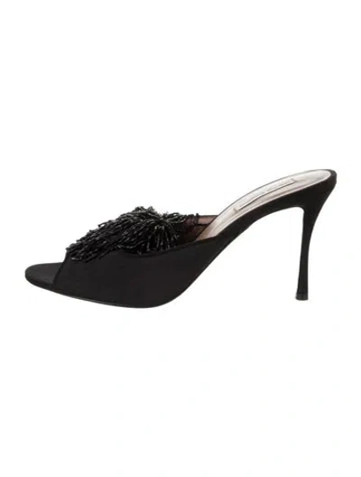 Pre-owned Tabitha Simmons Sandals In Black
