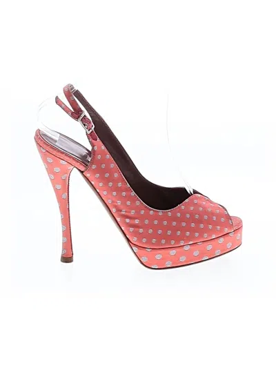 Pre-owned Tabitha Simmons Sandals In Orange