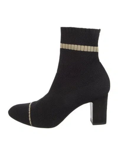 Pre-owned Tabitha Simmons Sock Boots In Black