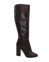 Tabitha Simmons Sophie Knee High Boots In Brown Calfskin Leather In Brown