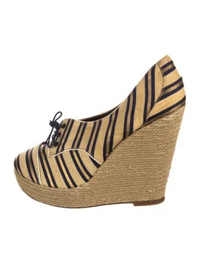 Pre-owned Tabitha Simmons Striped Pumps