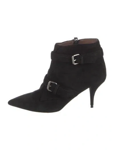 Pre-owned Tabitha Simmons Suede Boots In Black